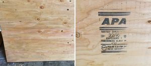 CDX Plywood fresh cut framing material product - Conrad Lumber Co